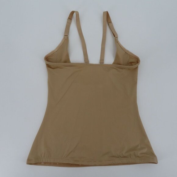 Spanx Womens Extra Large XL Simplicity Solid Beige Open Bust Tank Top Shapewear - Picture 3 of 11
